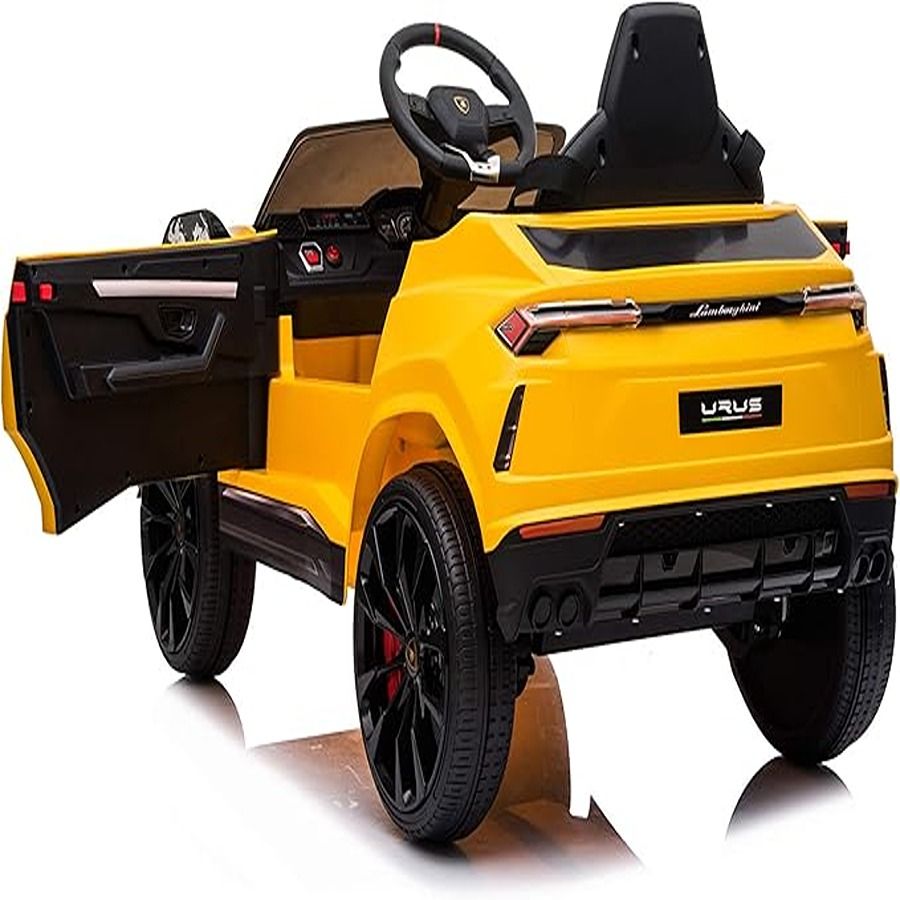 Factual Toys - Officially Licensed Lamborghini Urus Kids Electric Ride On Car 12V - Yellow