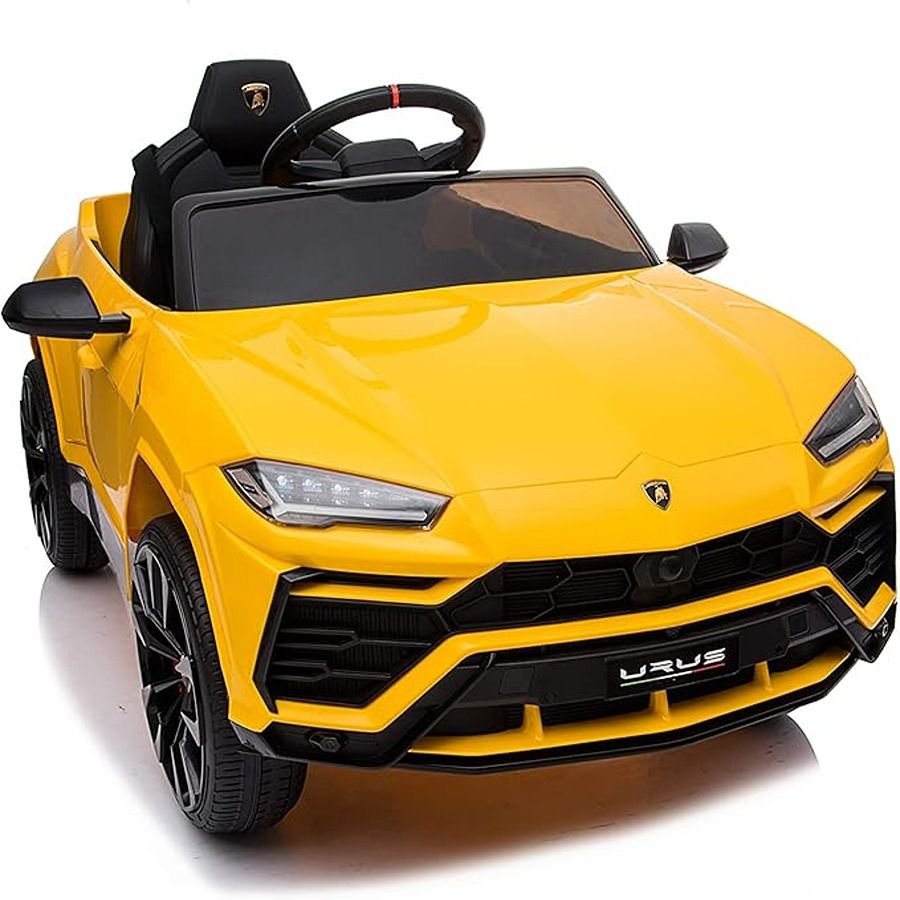 Factual Toys - Officially Licensed Lamborghini Urus Kids Electric Ride On Car 12V - Yellow