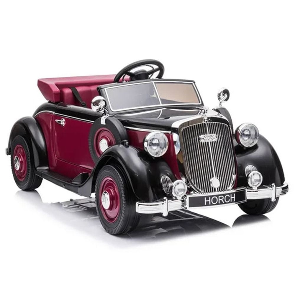 Factual Toys - Audi Retro Horch 930V Vintage Ride-On Car - Red