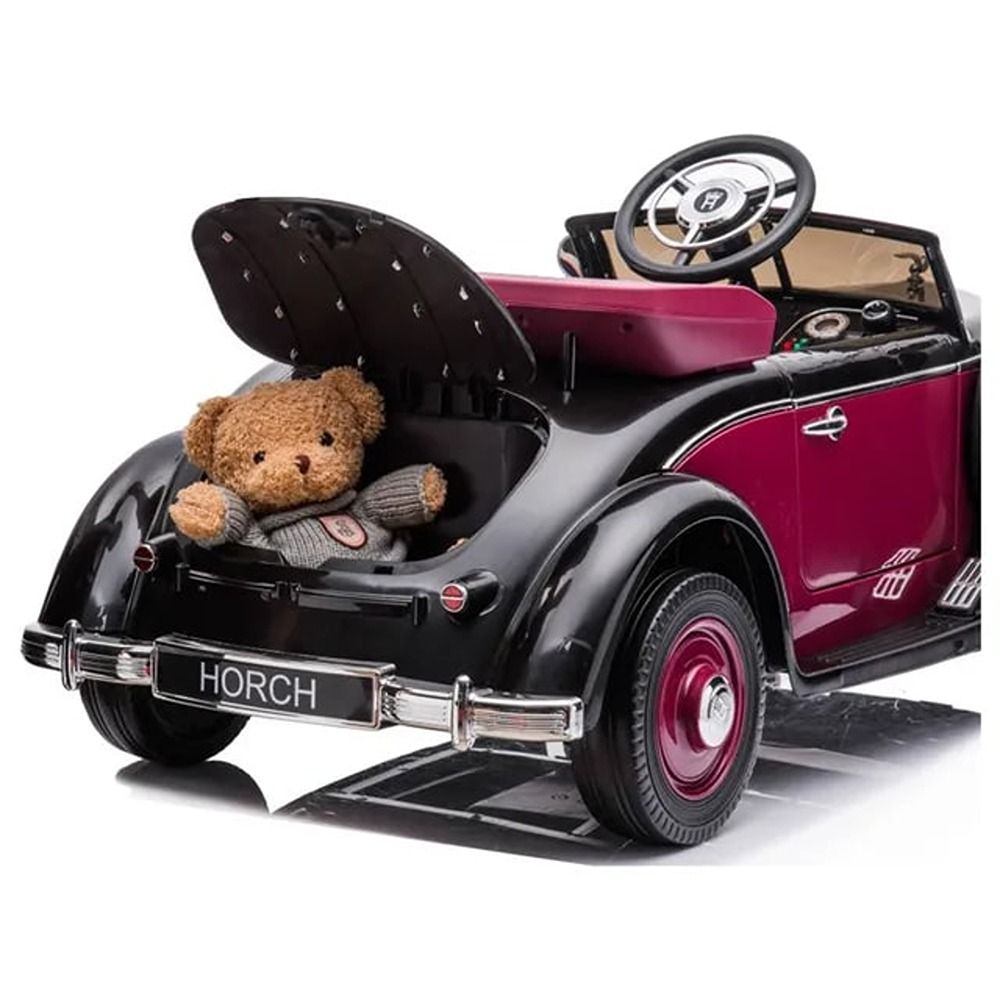 Factual Toys - Audi Retro Horch 930V Vintage Ride-On Car - Red