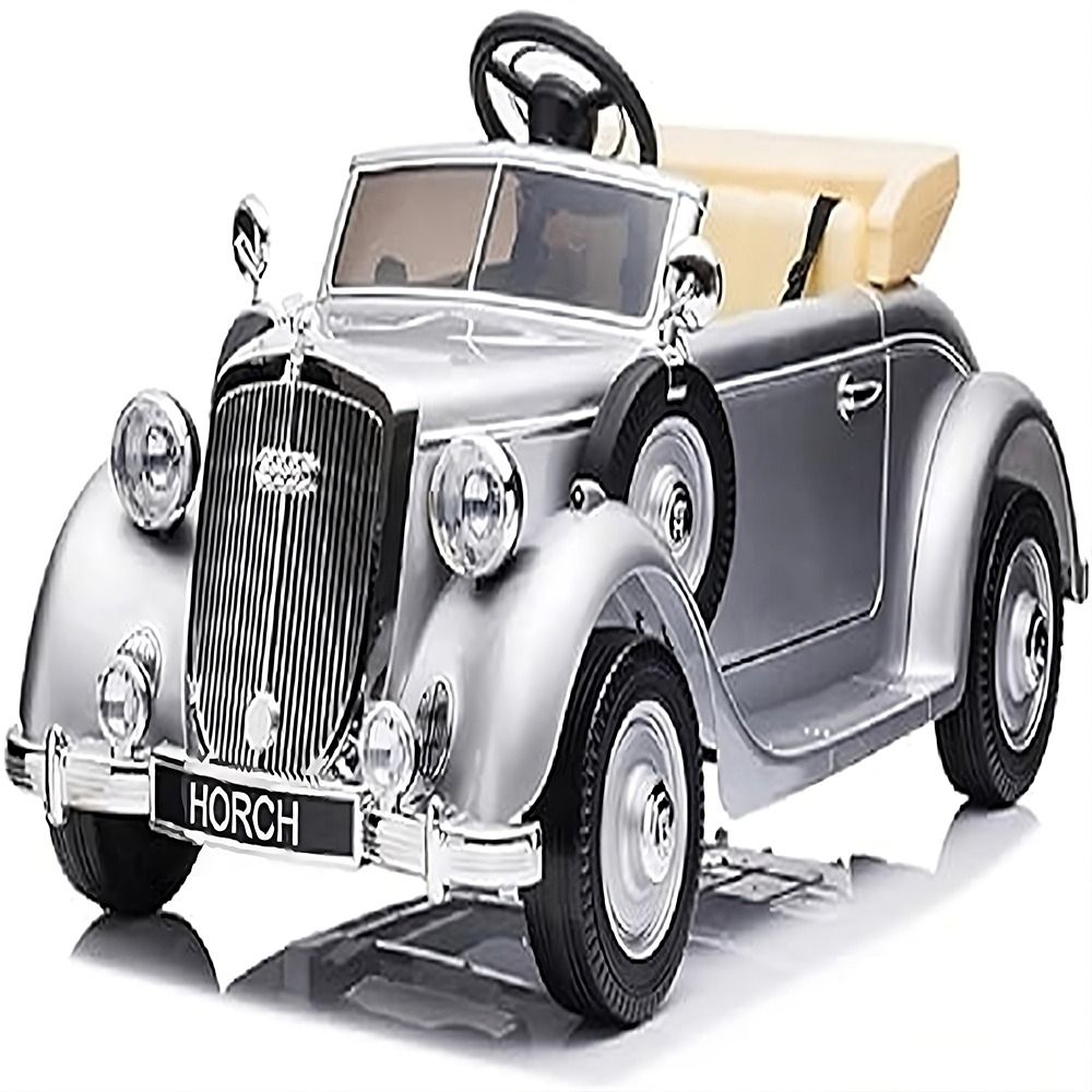 Factual Toys - Audi Retro Horch 930V Vintage Ride-On Car - Silver