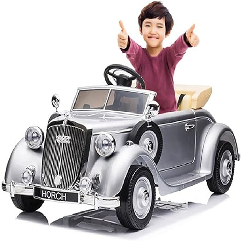 Factual Toys - Audi Retro Horch 930V Vintage Ride-On Car - Silver