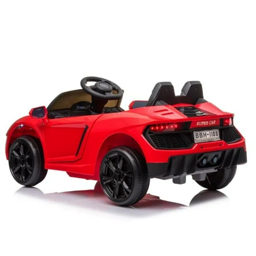 Factual Toys - Ride On Sports Car With Remote Control - 12V - Red