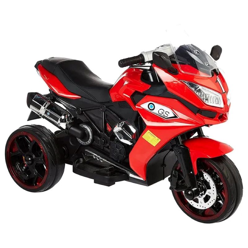 Factual Toys - Kids' Power Ride-On Motorbike 12V - Red