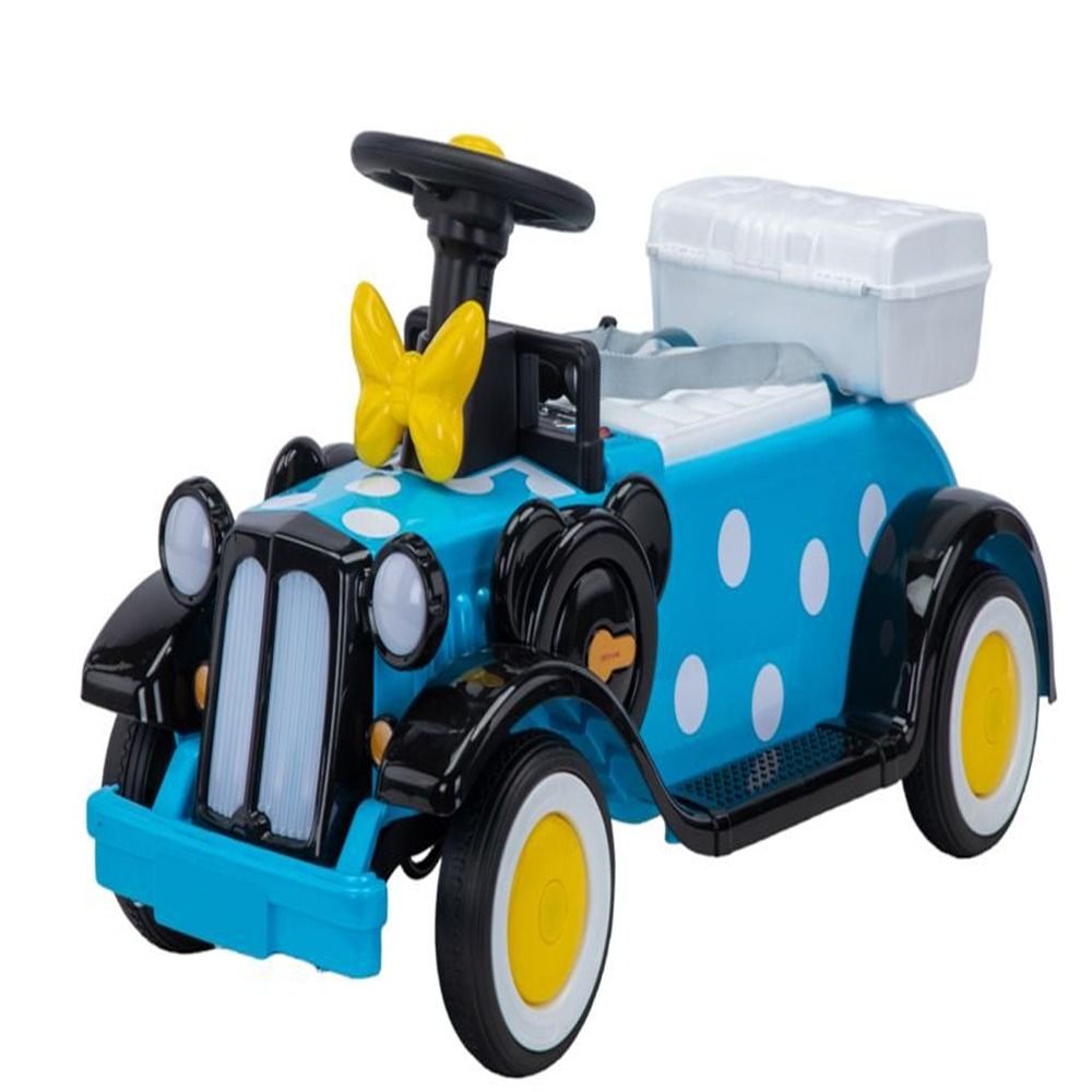 Factual Toys - Kids Battery Operated Riding Car With Remote Control - 12V - Blue