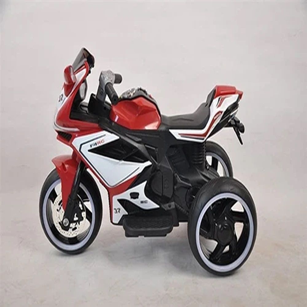 Factual Toys - 3 Wheel Kids Electric Motorcycle W/ Light 6V - Red