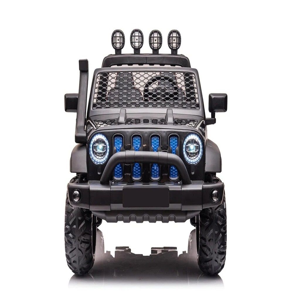 Factual Toys - Kids Electric Ride-On Jeep With Remote Control 12V - Black