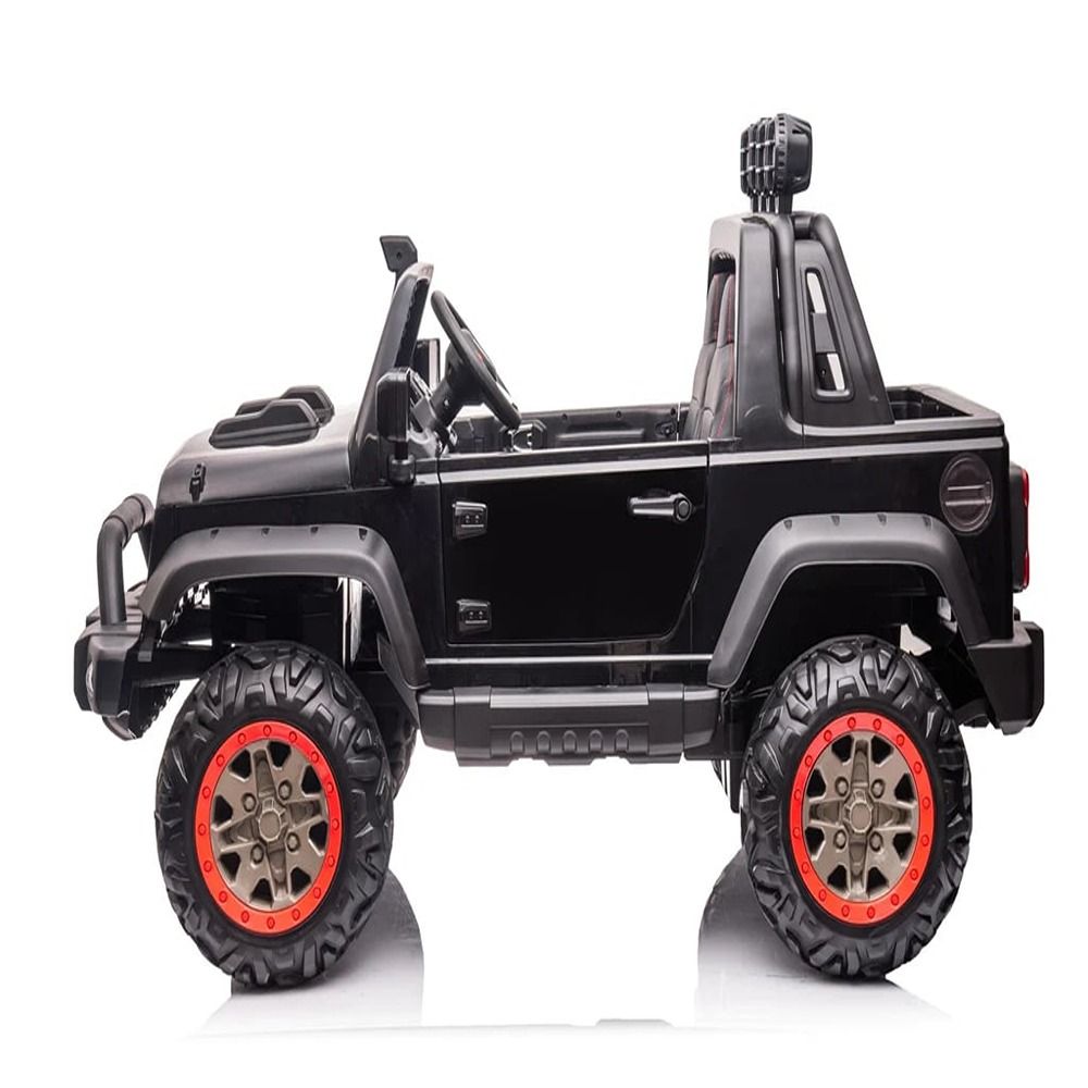 Factual Toys - Kids Electric Ride-On Jeep With Remote Control 12V - Black