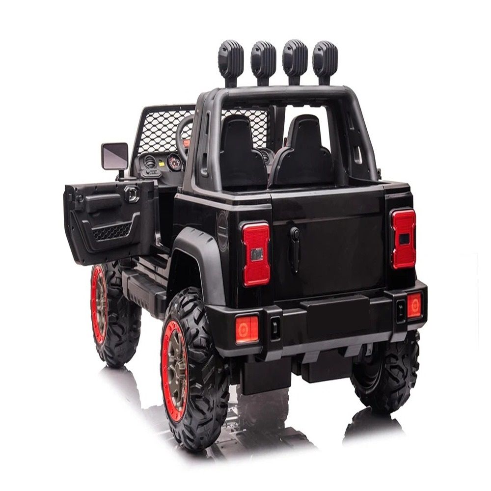 Factual Toys - Kids Electric Ride-On Jeep With Remote Control 12V - Black