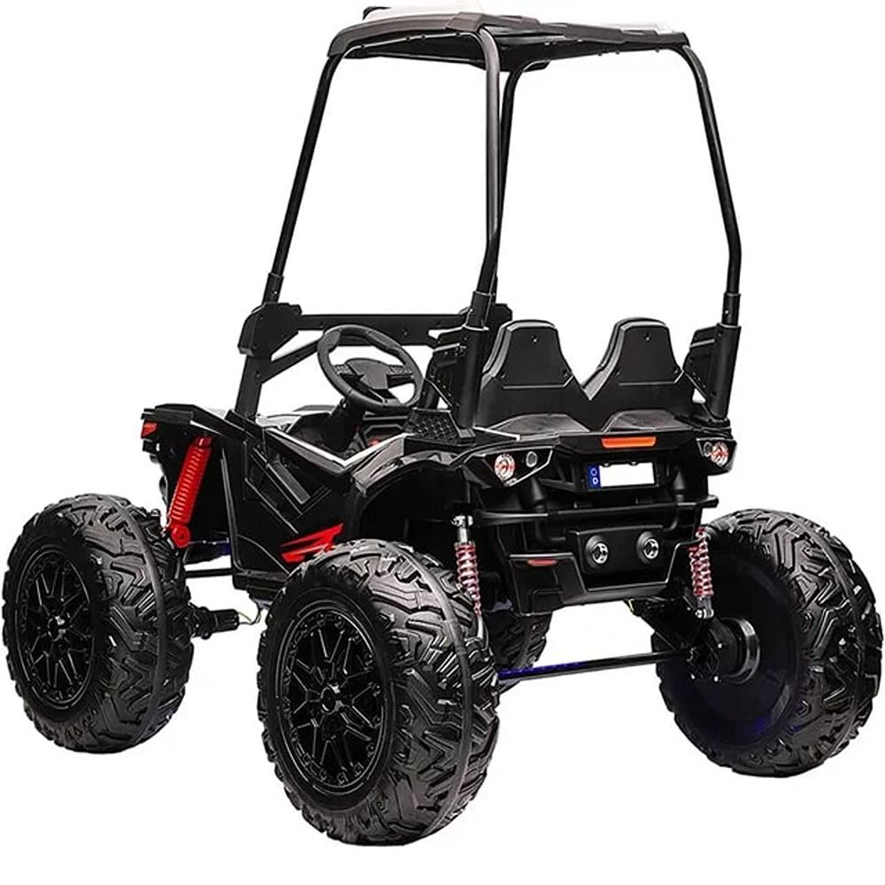 Factual Toys - Kids Battery Operated Ride-On UTV Buggy - Black - 24 V