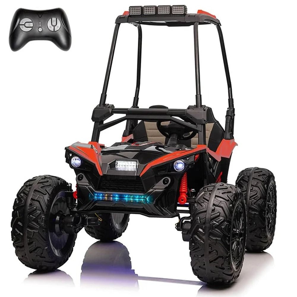 Factual Toys - Kids Battery Operated Ride-On UTV Buggy - Red - 24 V