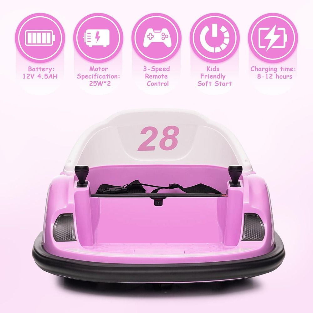 Factual Toys - Robot Power Riding Car With Remote Control 12V - Pink