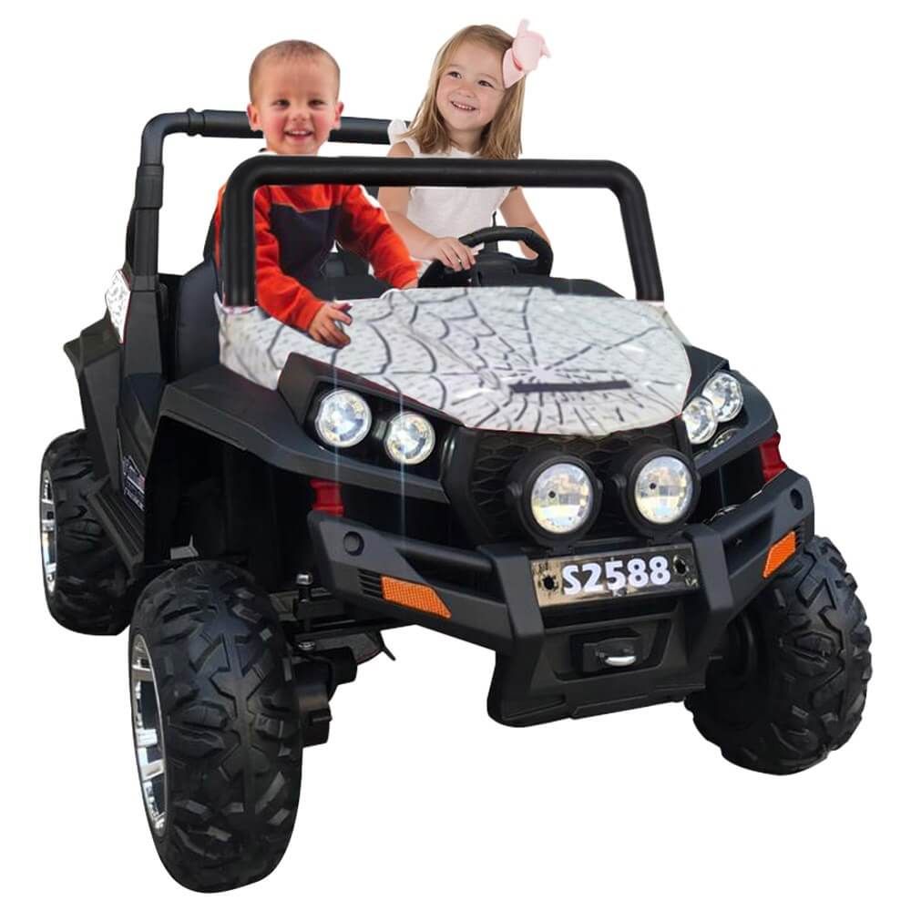 Factual Toys - Jeep Spyder Monster 4X4 Ride On Car - 12V - White