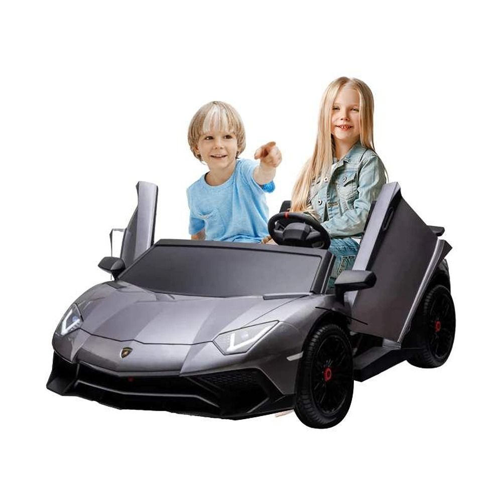 Factual Toys - Lamborghini Aventador SVJ Ride-On Car - Black