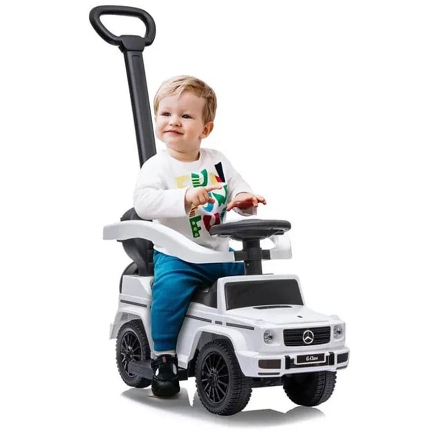 Factual Toys - Kids Mercedes-Benz Push Car - White