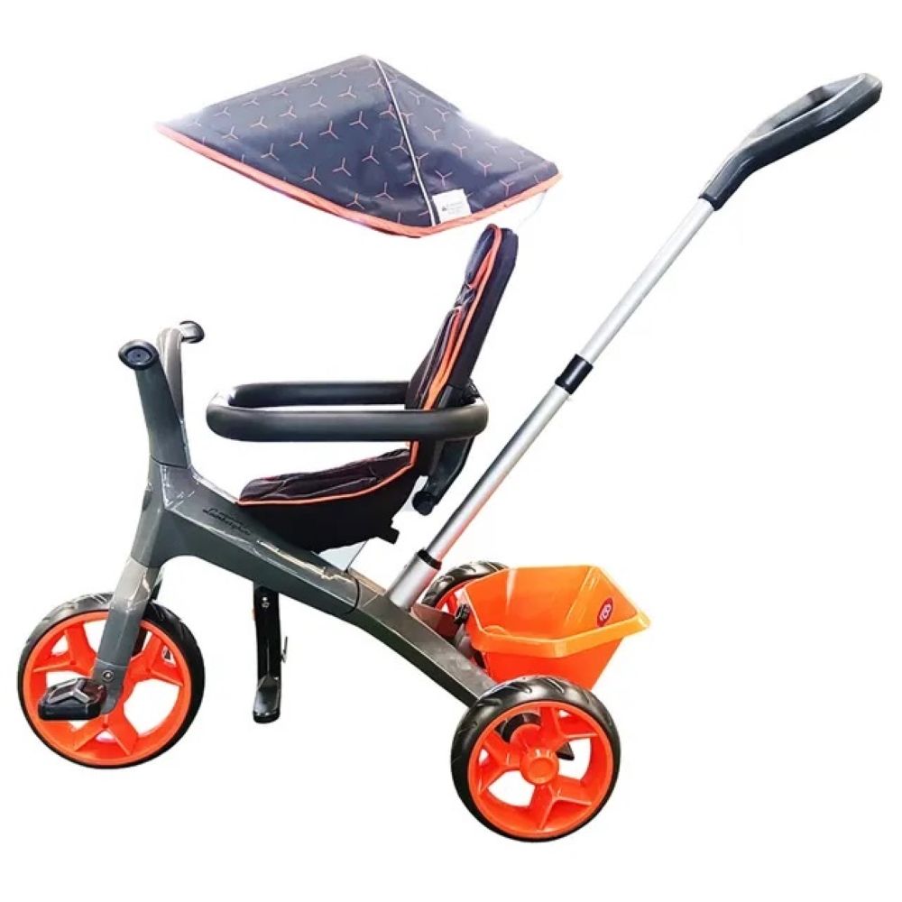 Factual Toys - Lamborghini 3-in-1 Stroller Tricycle - Orange