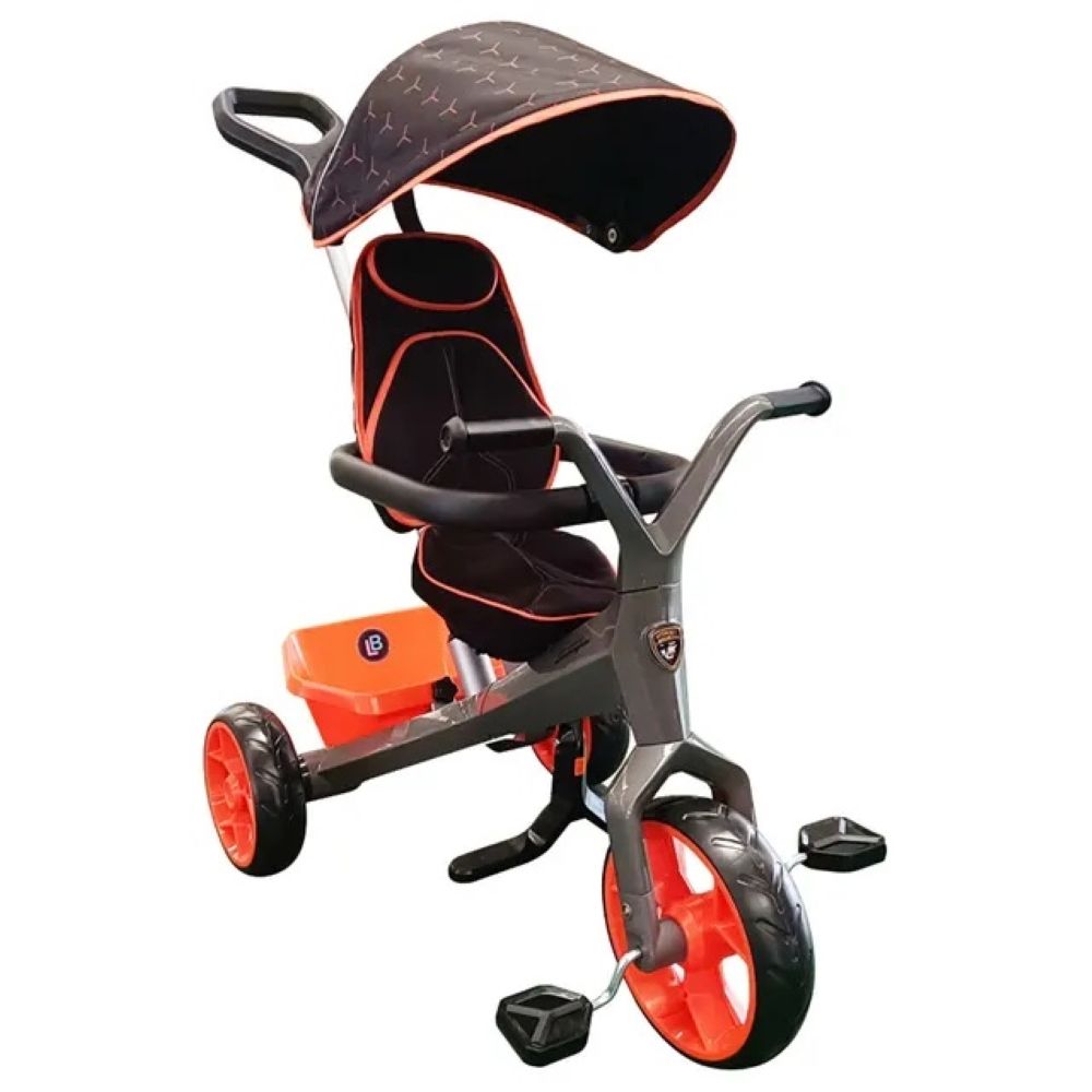 Factual Toys - Lamborghini 3-in-1 Stroller Tricycle - Orange