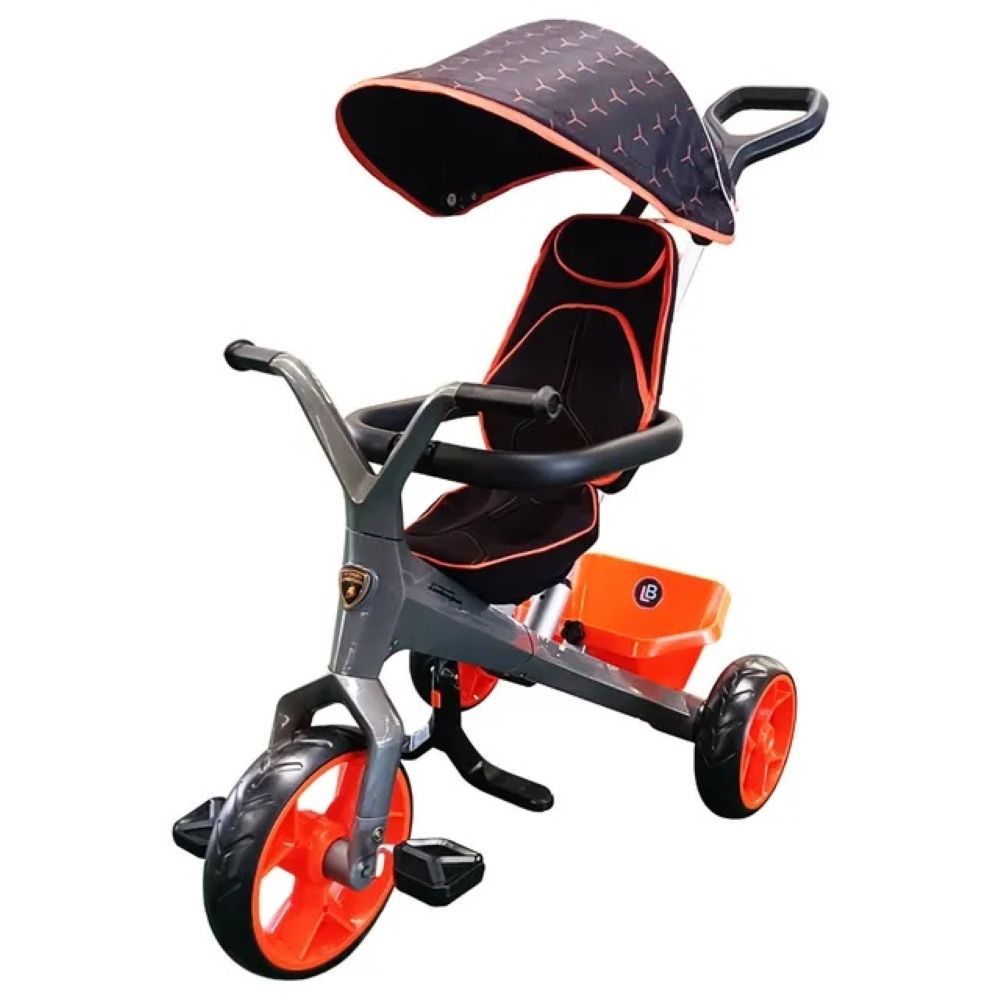 Factual Toys - Lamborghini 3-in-1 Stroller Tricycle - Orange