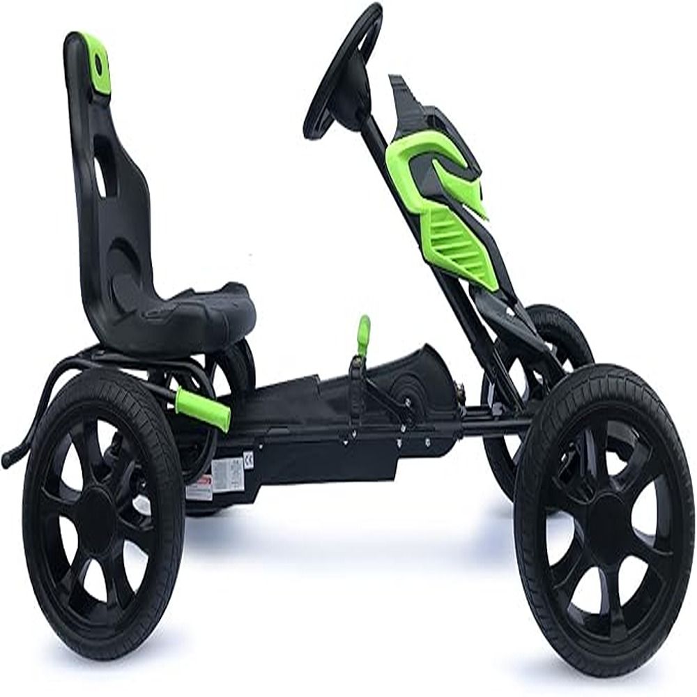 Factual Toys - Thunder Eva Rubber Wheel Go Kart - Green