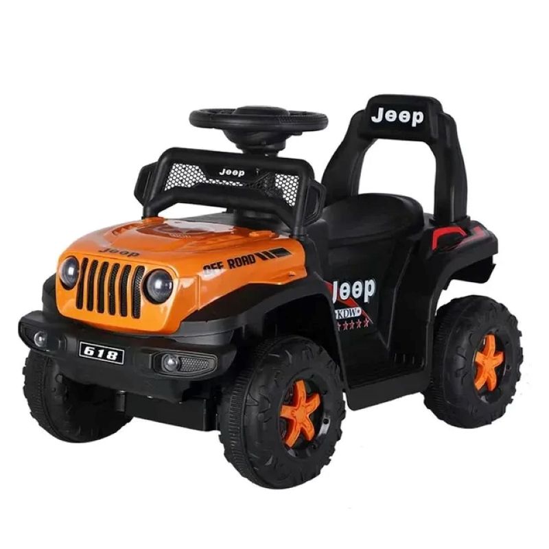 Factual Toys - 3-In-1 Ride-On Artic Mini Jeep 6V - Orange