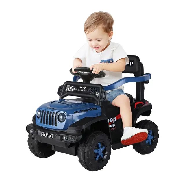 Factual Toys - 3-In-1 Kids Ride-On Artic Mini Jeep 6V - Blue