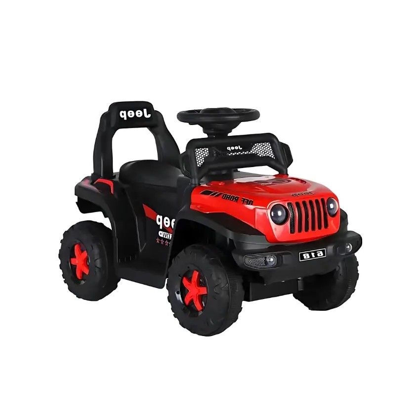 Factual Toys - 3-In-1 Kids Ride-On Artic Mini Jeep 6V - Red