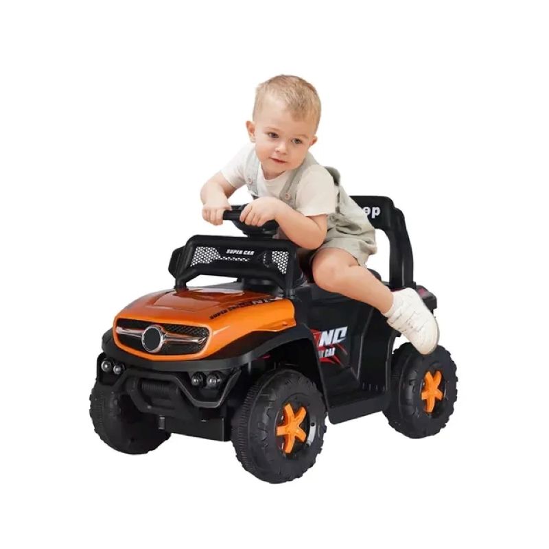 Factual Toys - 3-In-1 Kids Ride-on Artic Mini Jeep 6V - Orange