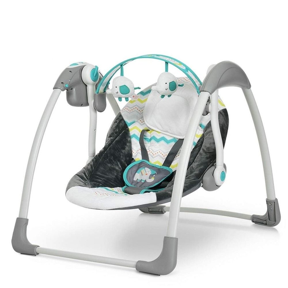 Mastela - Deluxe Electric Portable Baby Swing - Green