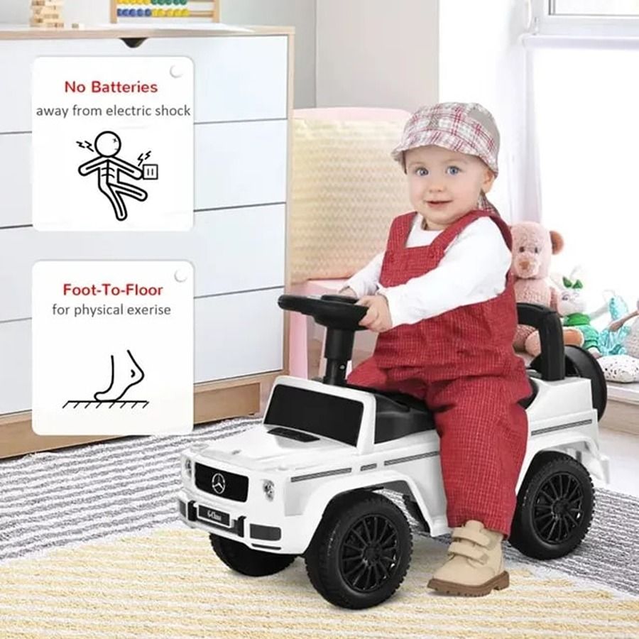 Factual Toys - Kids Mercedes-Benz Ride-On Push Car - White