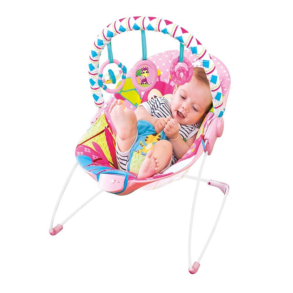 Mastela - Baby Rocker Musical Bouncer Chair - Pink