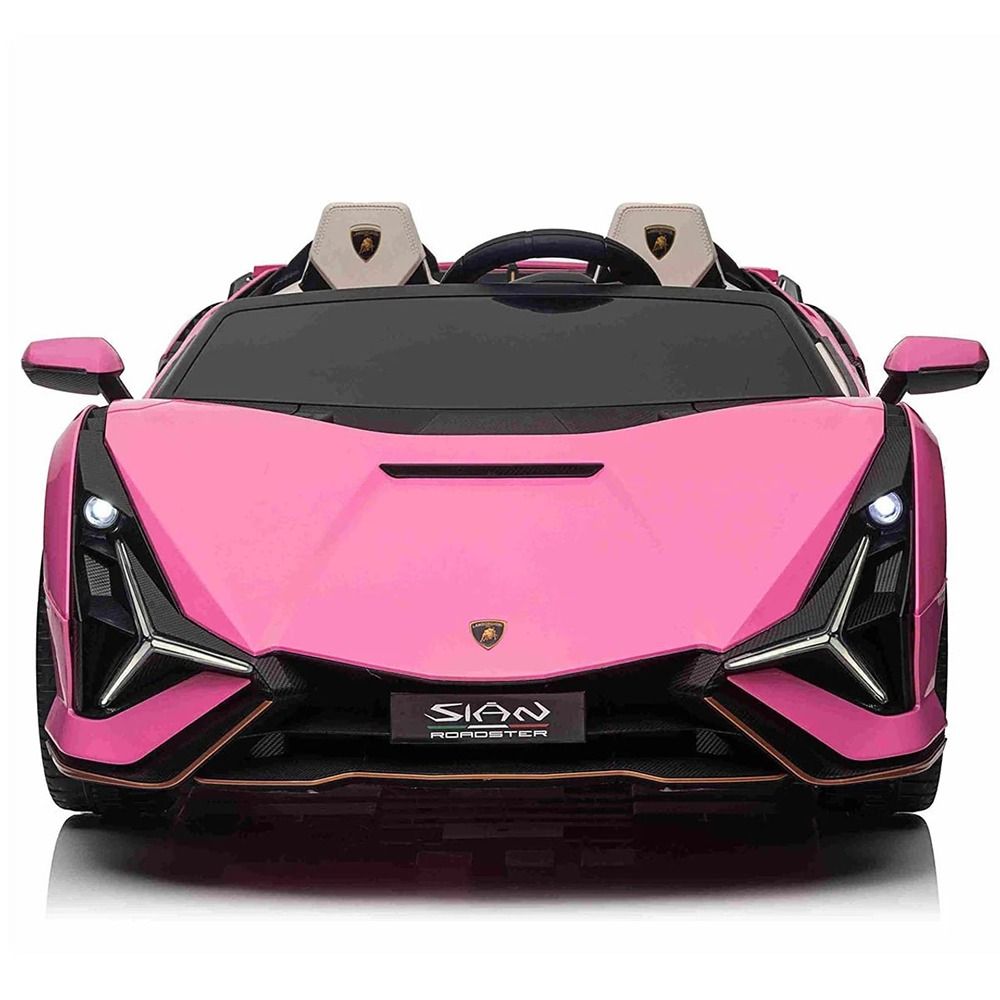 Factual Toys - Lamborghini Sian 2 Seater Kids Ride-On Car - Pink