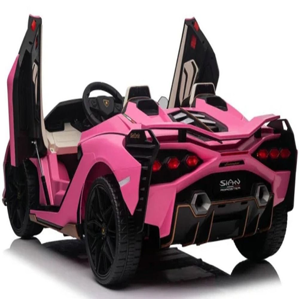 Factual Toys - Lamborghini Sian 2 Seater Kids Ride-On Car - Pink