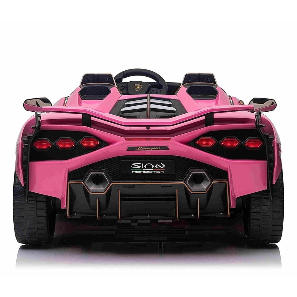 Factual Toys - Lamborghini Sian 2 Seater Kids Ride-On Car - Pink