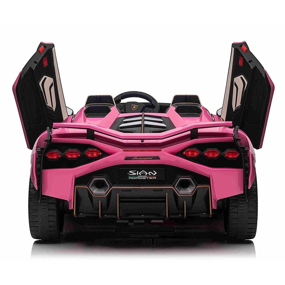 Factual Toys - Lamborghini Sian 2 Seater Kids Ride-On Car - Pink