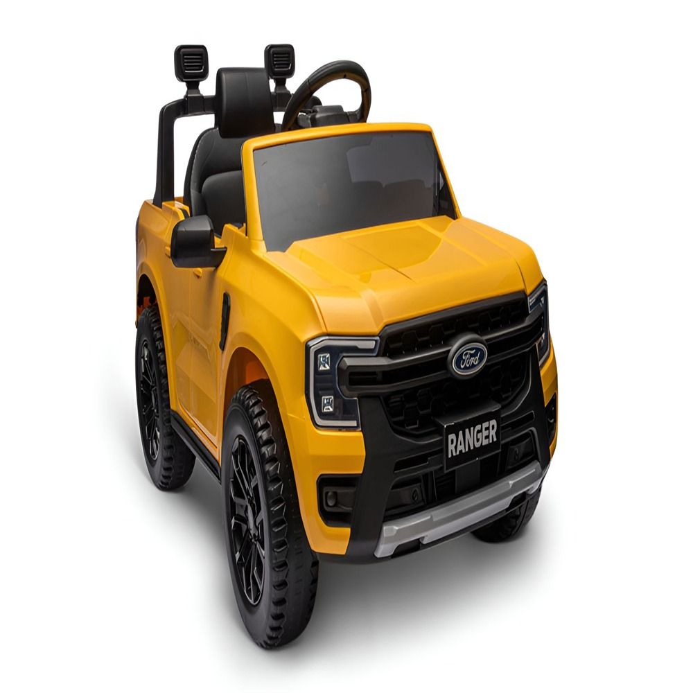 Factual Toys - Ford Ranger Battery Powered Electric Ride On Cars 12V - Yellow