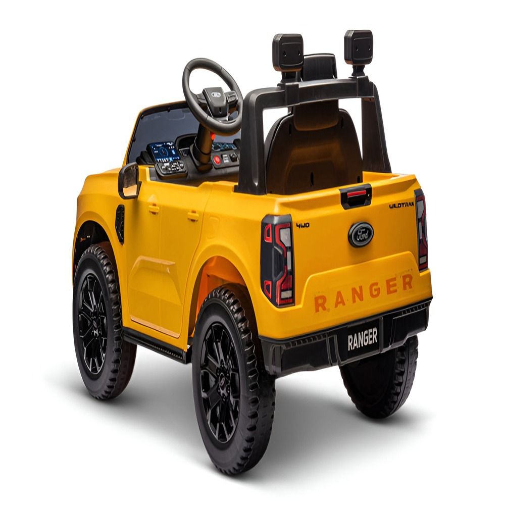 Factual Toys - Ford Ranger Battery Powered Electric Ride On Cars 12V - Yellow