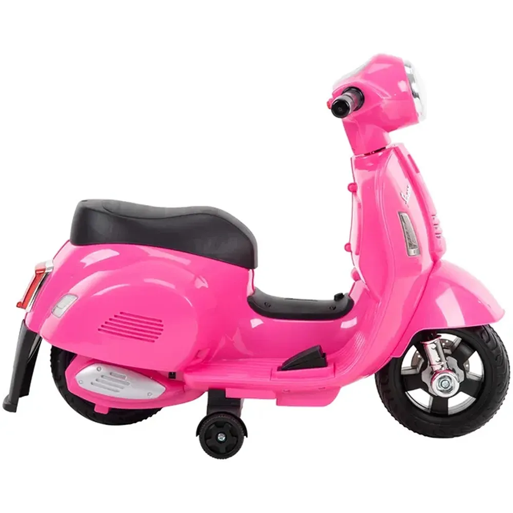 FACTUAL TOYS - Vespa Mini Battery Operated Power Riding motorcycle 6V - Pink