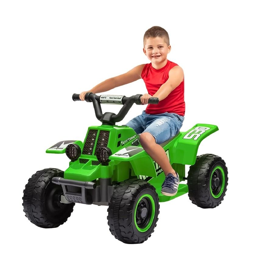 Factual Toys - Kids Electric Ride-On Quad Bike 6V - Green