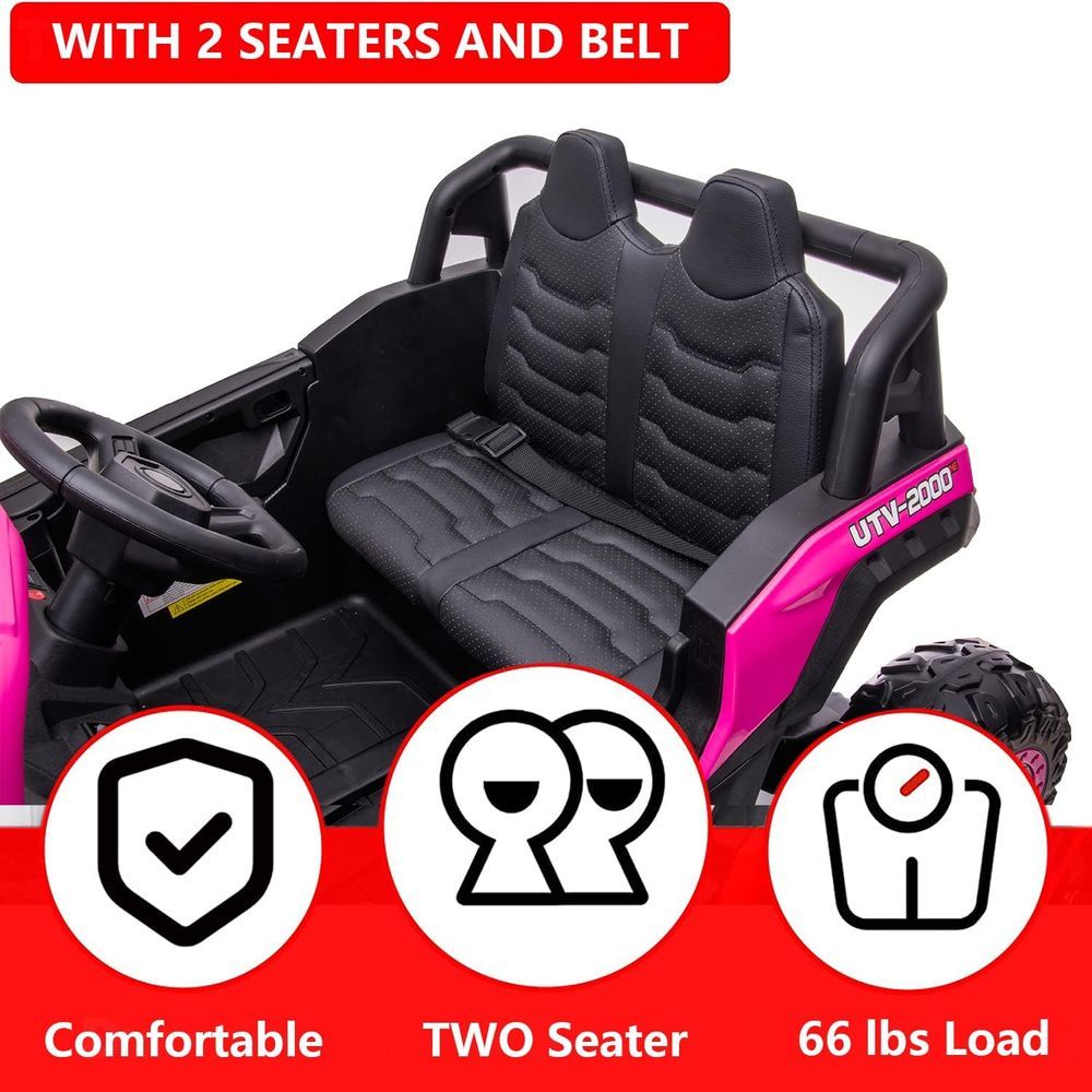 Factual Toys - Electric Ride-On Buggy UTV 24V - Pink