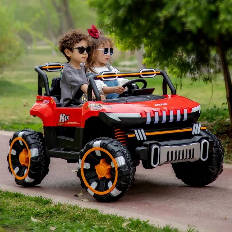 Factual Toys - Kids' Electric Ride-On Car With Remote Control 12V - Red