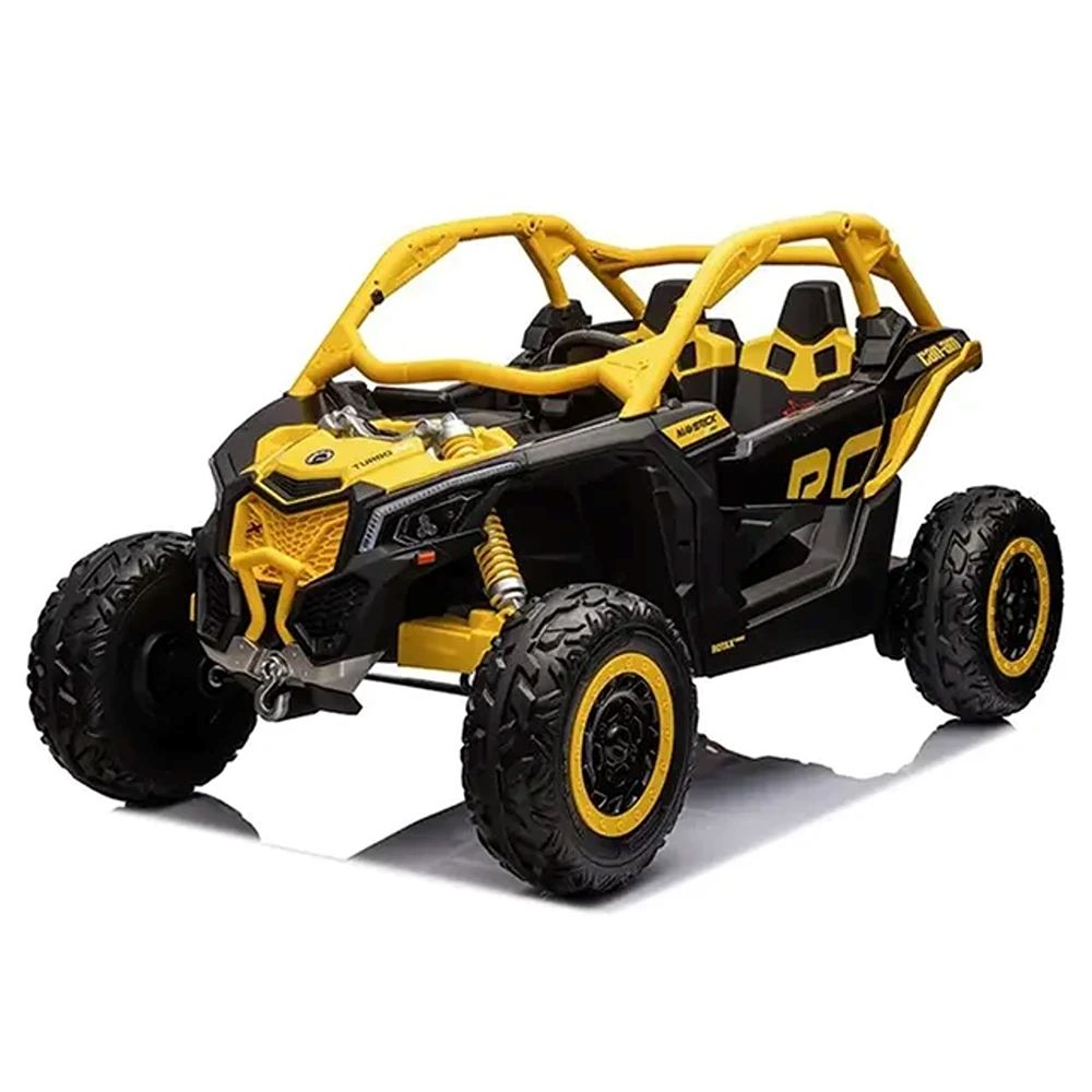 Factual Toys - Can Am Maverick UTV Electric Ride-On Buggy - 24V - Yellow