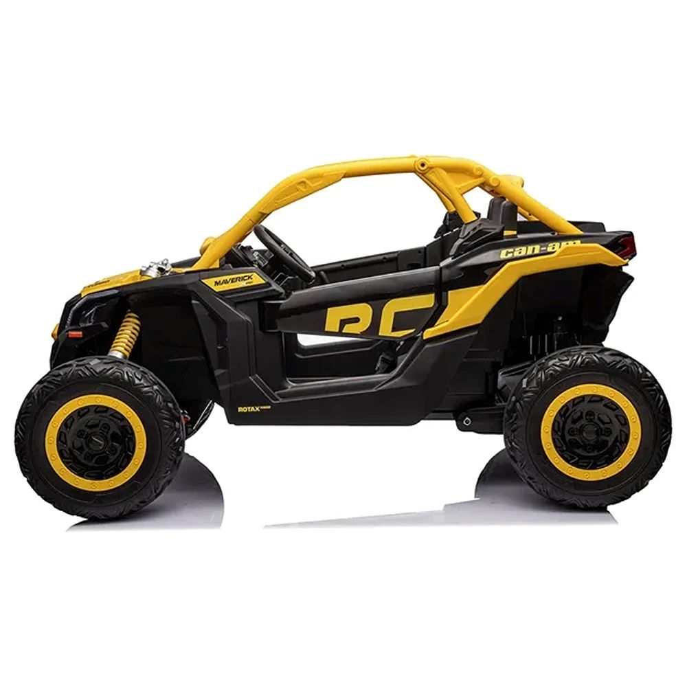 Factual Toys - Can Am Maverick UTV Electric Ride-On Buggy - 24V - Yellow