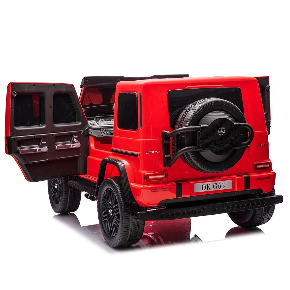 Factual Toys - G63 4x4 Mercedes-Benz Kids Ride-On Car - 12V - Red