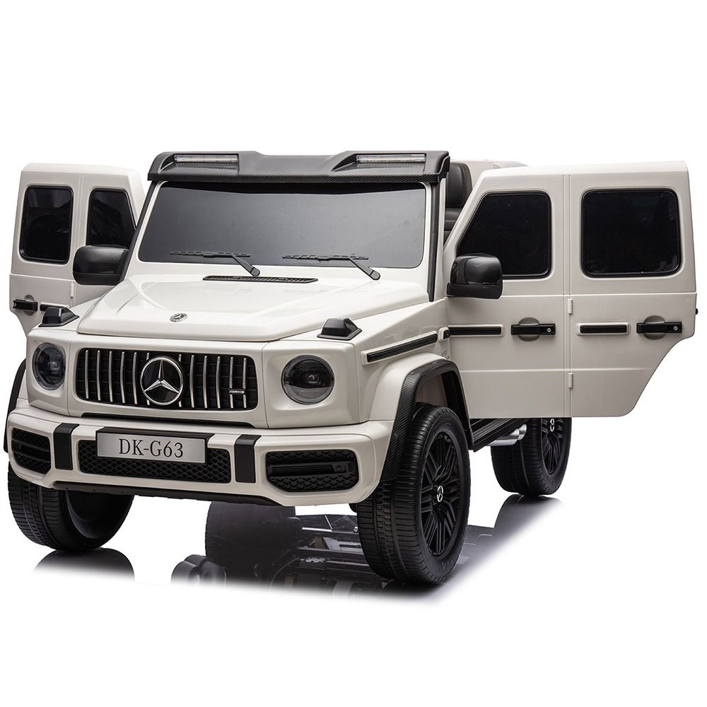 Factual Toys - G63 4x4 Mercedes-Benz Kids Ride-On Car - 12V - White