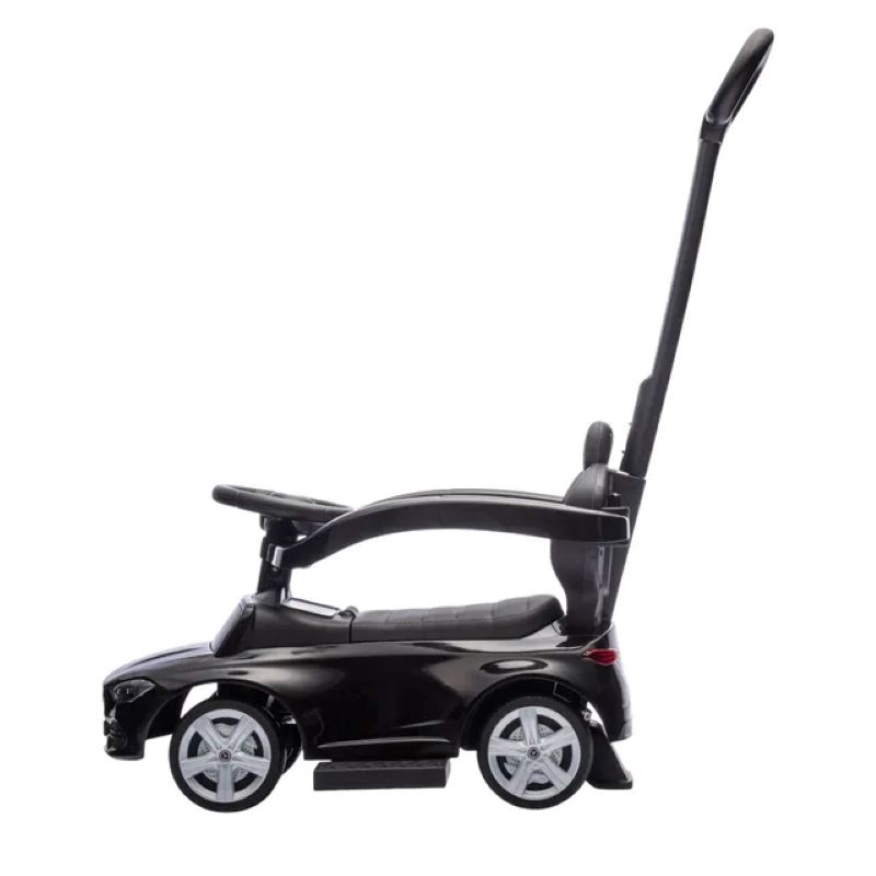 Mercedes-benz - Official Licensed C-Class Ride-On Push Car With Handle Best Gift For Kids - Black