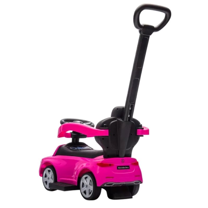 Mercedes-benz - Official Licensed C-Class Ride-On Push Car With Handle Best Gift For Kids - Pink