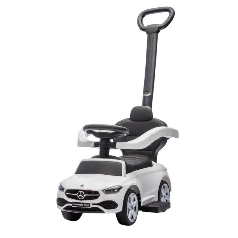 Mercedes-benz - Official Licensed C-Class Ride-On Push Car With Handle Best Gift For Kids - White