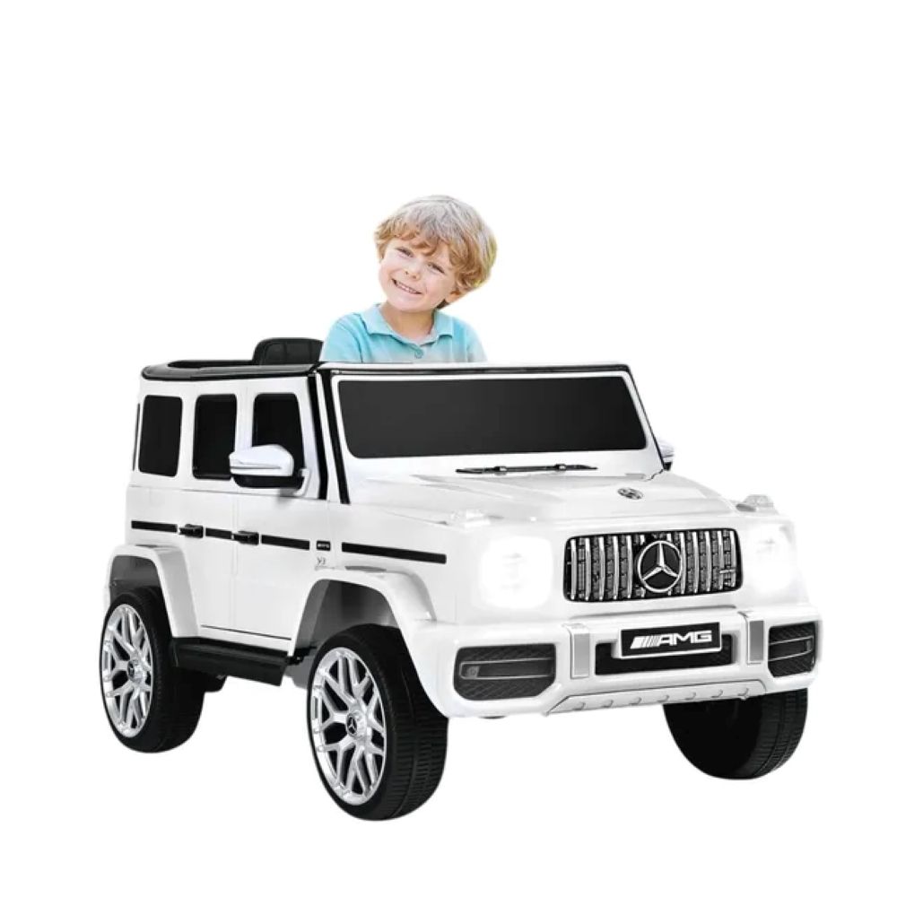 Mercedes-benz Official Liensed Amg G63 Ride-On Car Best Gift For Kids 12v - White