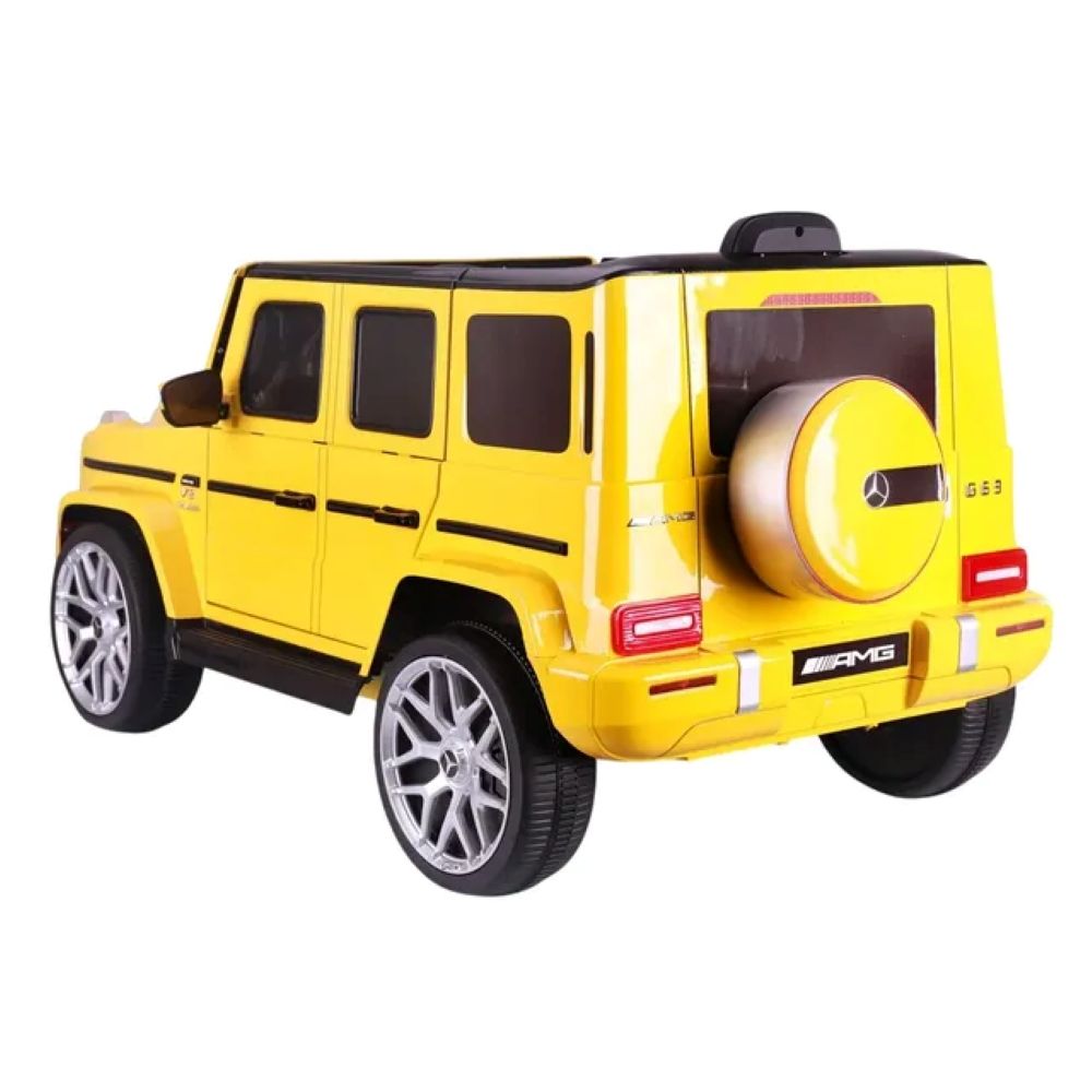 Mercedes-benz Official Liensed Amg G63 Ride-On Car Best Gift For Kids 12v - Yellow