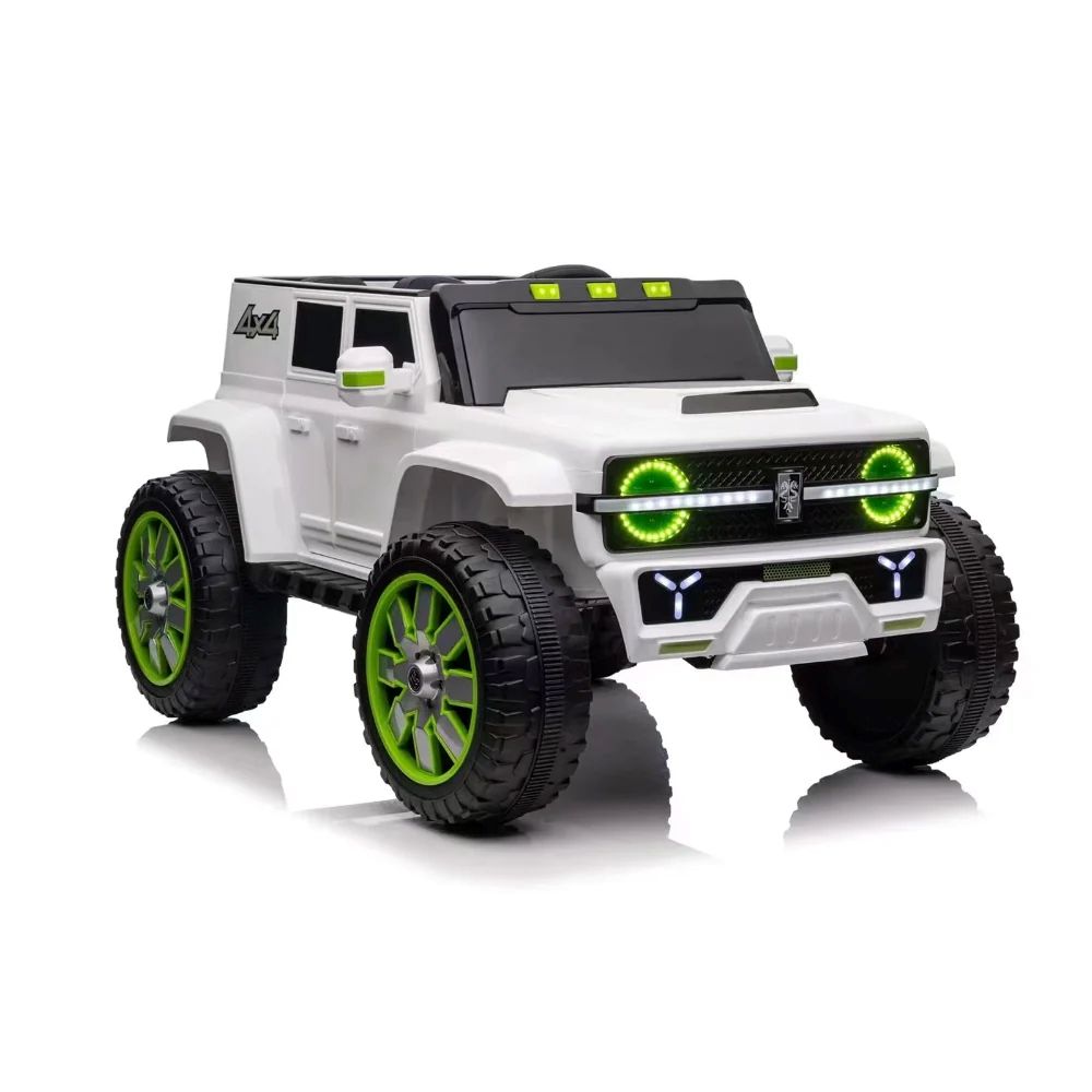 Factual Toys - Kids Electric Power Ride-On Jeep  12V - White